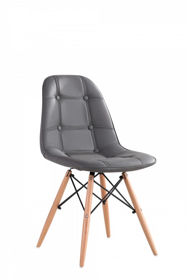 Herman Arm Chair,  Finch Grey Cotton