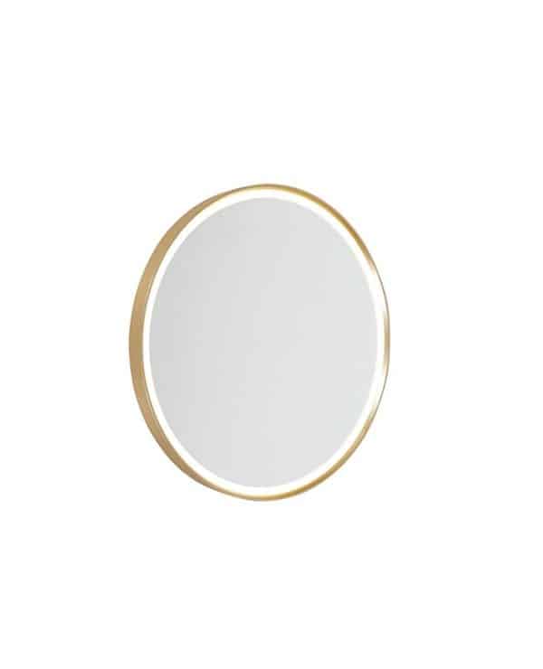 Modern wall lamp gold incl. LED IP44 with mirror