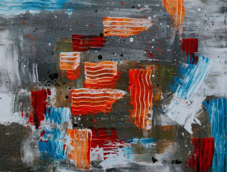 Dark times, canvas painting